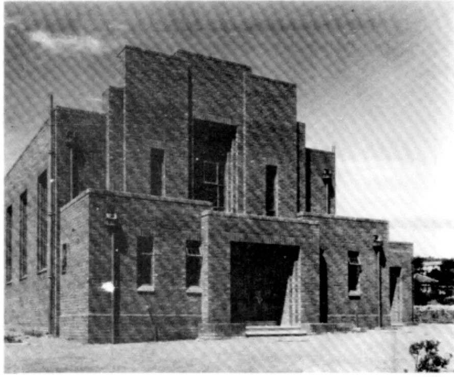 The original brick Baytree Road Baptist church building