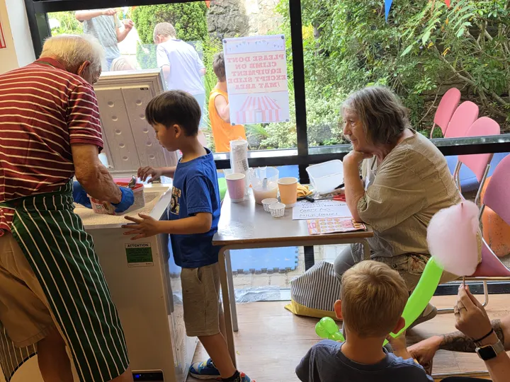 A scene from Milton Baptist Church's 100 Year Vintage Fayre, photograph 59.